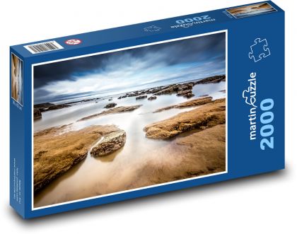 Kamenité pobřeží - puzzle 2000 dílků