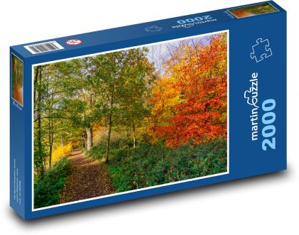Natura, jesień - Puzzle 2000 elementów, rozmiar 90x60 cm