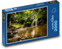 Wasserfall im Wald Puzzle 2000 Teile - 90 x 60 cm