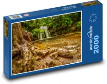 Příroda - vodopád Puzzle 2000 dílků - 90 x 60 cm