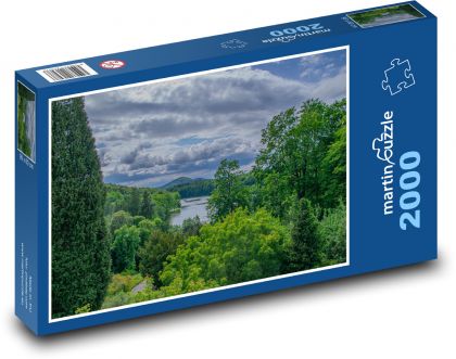 A river in untouched nature - Puzzle 2000 pieces, size 90x60 cm 