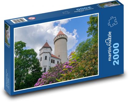 Castle, tower - Puzzle 2000 pieces, size 90x60 cm 