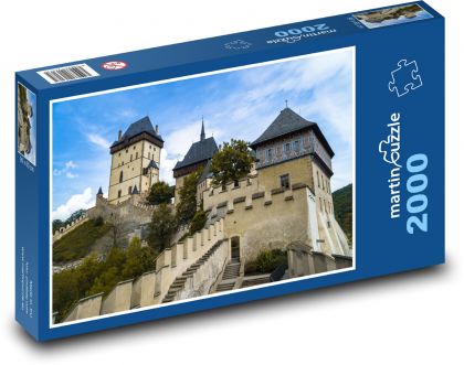 Hrad Karlštejn - Puzzle 2000 dílků, rozměr 90x60 cm