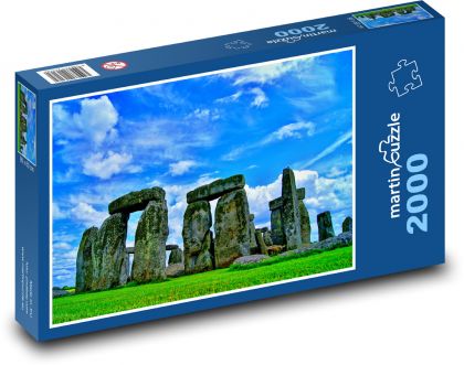 Anglie - Stonehenge - Puzzle 2000 dielikov, rozmer 90x60 cm 