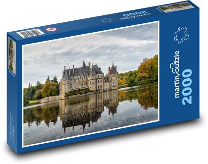 Zámek La Bretesche, Francie - puzzle 2000 dílků