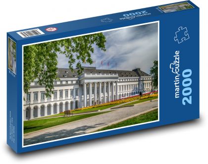 Německo - zámek Koblenc - Puzzle 2000 dílků, rozměr 90x60 cm