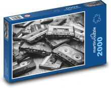 retro kazety Puzzle 2000 dielikov - 90 x 60 cm