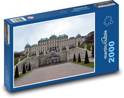Belvedér Palác - Vídeň - puzzle 2000 dílků