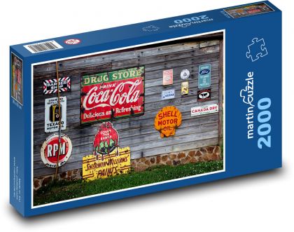 Retro-Anzeigen - Puzzle - 2000 Teile