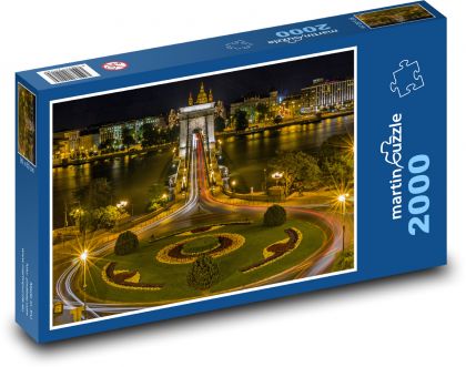 Maďarsko - Budapešť - Puzzle 2000 dílků, rozměr 90x60 cm