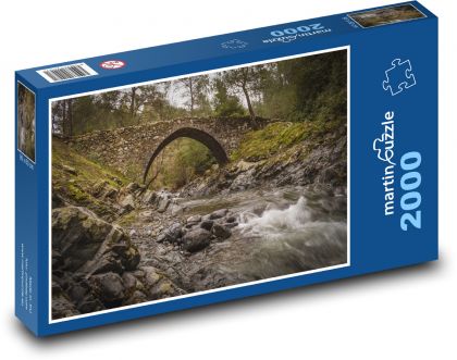 Old bridge - Puzzle 2000 pieces, size 90x60 cm 