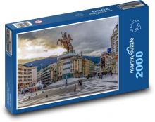 Square in Skopje - Macedonia Puzzle 2000 pieces - 90 x 60 cm