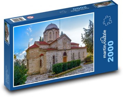 Kypr - kostel - Puzzle 2000 dílků, rozměr 90x60 cm