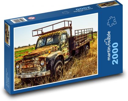 Vrak kamiónu - Puzzle 2000 dielikov, rozmer 90x60 cm 
