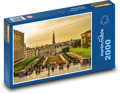 Belgium - Brussels - Puzzle 2000 pieces, size 90x60 cm 