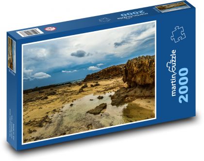Pobrežný odliv - Puzzle 2000 dielikov, rozmer 90x60 cm 
