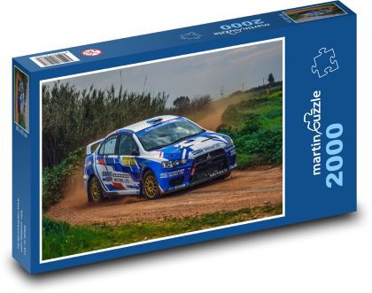 Rally - Mitsubishi - Puzzle 2000 dílků, rozměr 90x60 cm
