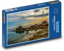 Klidné moře v přístavu Puzzle 2000 dílků - 90 x 60 cm