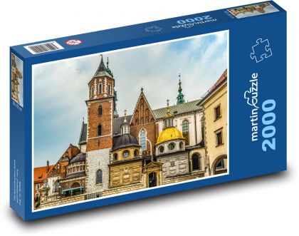 Kostel v Krakově - Polsko - puzzle 2000 dílků