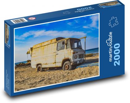 Obytný Mercedes - Puzzle 2000 dílků, rozměr 90x60 cm
