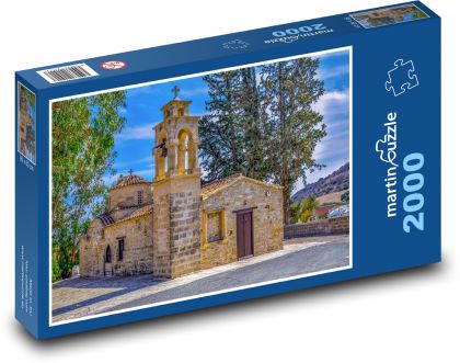 Cyprus - kostol - Puzzle 2000 dielikov, rozmer 90x60 cm 