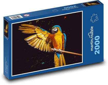 Ara Papagei mit ausgebreiteten Flügeln - Puzzle - 2000 Teile