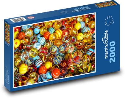 Rainbow balls - Puzzle 2000 pieces, size 90x60 cm 