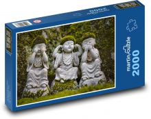 Sochy - Plastiky - Buddhové Puzzle 2000 dílků - 90 x 60 cm