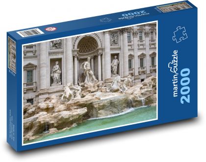 Trevi Fountain - Italy - Puzzle 2000 pieces, size 90x60 cm 