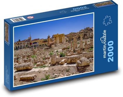 Antické město - Puzzle 2000 dílků, rozměr 90x60 cm