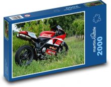 Silniční sportovní motocykl Puzzle 2000 dílků - 90 x 60 cm