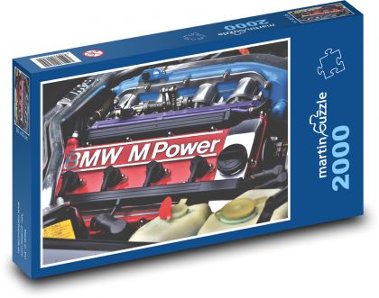 Czerwony silnik - Puzzle 2000 elementów, rozmiar 90x60 cm