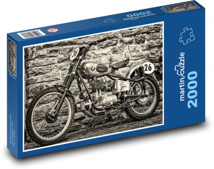 Motorbike - BMW construction - Puzzle 2000 pieces, size 90x60 cm 