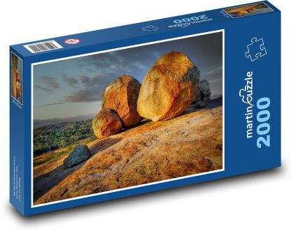 Große Felsbrocken auf dem Felsen - Puzzle - 2000 Teile