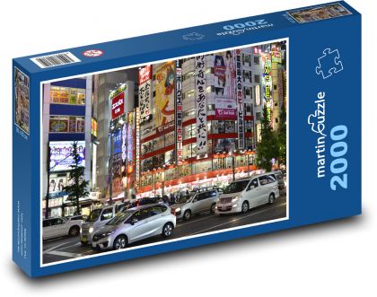 Japonsko - Tokio - Puzzle 2000 dílků, rozměr 90x60 cm