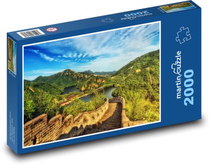 Čína - Velká čínská zeď - Puzzle 2000 dílků, rozměr 90x60 cm