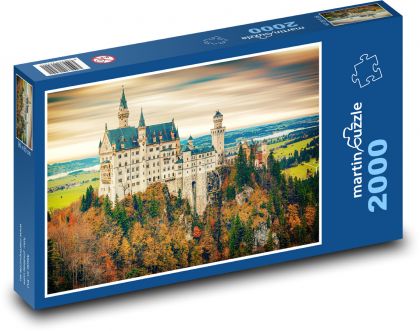 Germany - Neuschwanstein Castle - Puzzle 2000 pieces, size 90x60 cm 