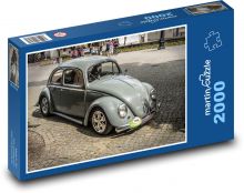 Vintage retro auto Puzzle 2000 dielikov - 90 x 60 cm
