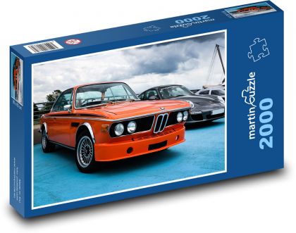 Samochód - BMW 3.0 CSL - Puzzle 2000 elementów, rozmiar 90x60 cm