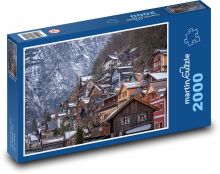 Vesnice v horách Puzzle 2000 dílků - 90 x 60 cm