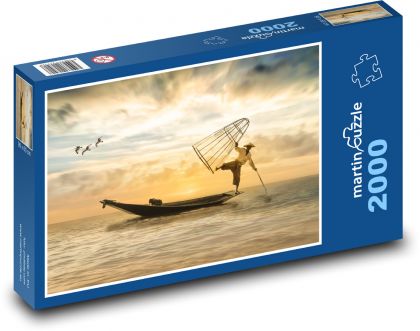 Fantasy - fisherman - Puzzle 2000 pieces, size 90x60 cm 