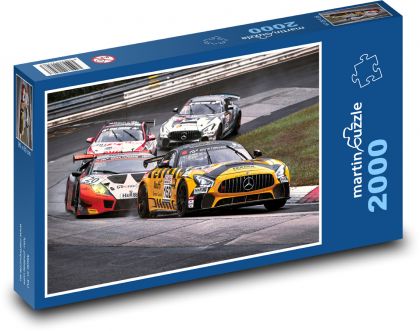 Motorsport - Mercedes - Puzzle 2000 dílků, rozměr 90x60 cm