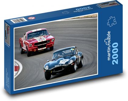 Motorsport - oldtimer - Puzzle 2000 dílků, rozměr 90x60 cm