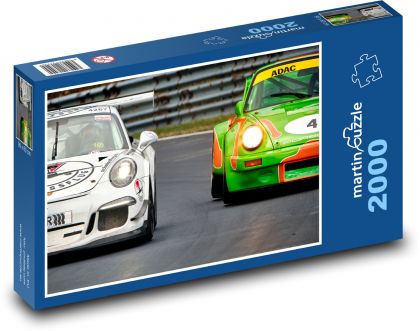 Motorsport - Porsche - Puzzle 2000 dílků, rozměr 90x60 cm