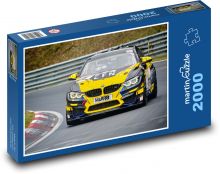 Yellow Race Car Puzzle 2000 pieces - 90 x 60 cm