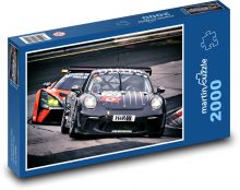 Závodní supersporty na okruhu Puzzle 2000 - 90x60 cm