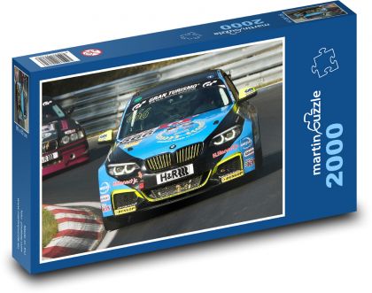 Preteky - BMW - Puzzle 2000 dielikov, rozmer 90x60 cm 