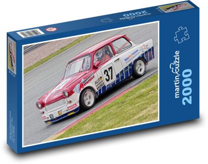 Racing car - Trabant - Puzzle 2000 pieces, size 90x60 cm 