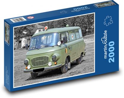 Military Historical Ambulance - Puzzle 2000 pieces, size 90x60 cm 