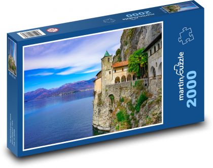 Santa Caterina del Sasso - Puzzle 2000 dielikov, rozmer 90x60 cm 